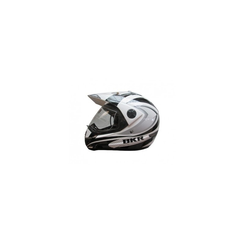 CASCO BKR. DUO RIDER BLANCO