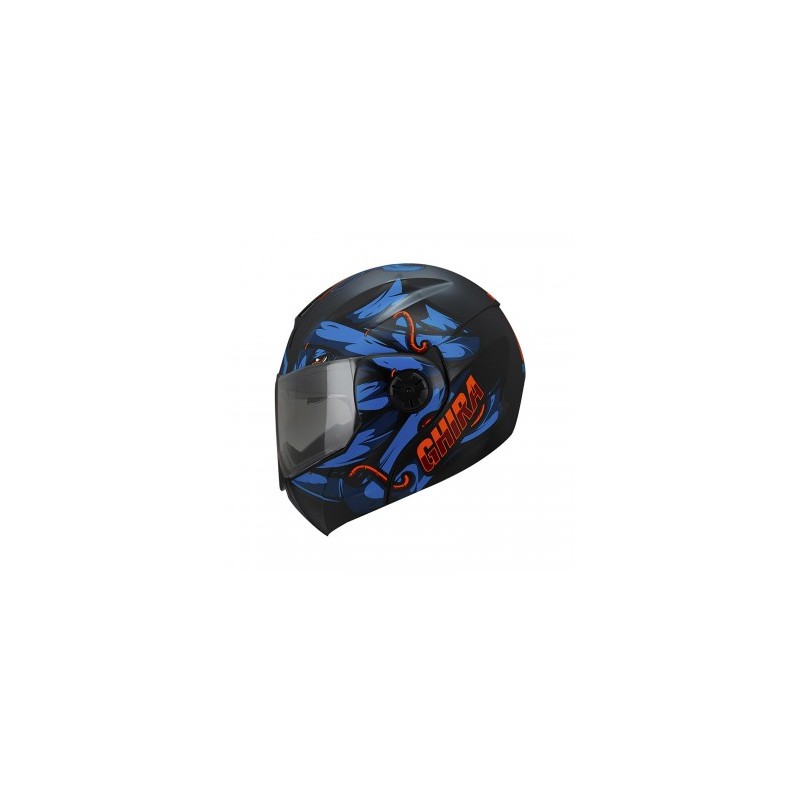 CASCO GHIRA GH1000 ABAT. AZUL MATE XL