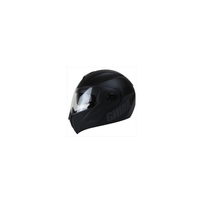 CASCO GHIRA GH1000 ABAT. NEGRO MATE XL