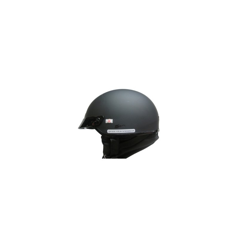 CASCO HJC. CHOPPER 3/4 NEGRO MATE