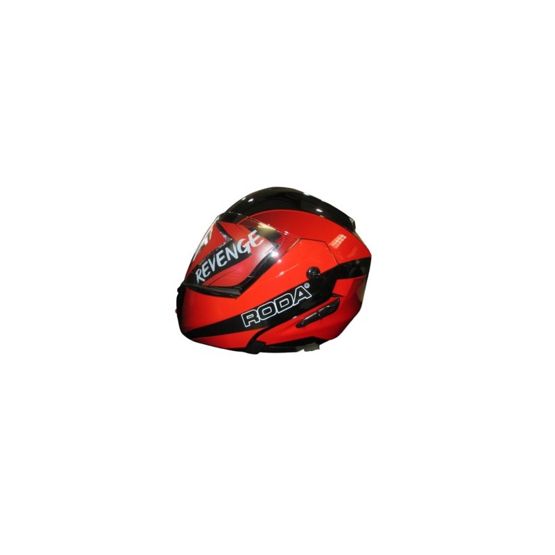 CASCO RODA ABAT. BLUETOOTH NE/ROJO 2XL