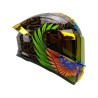 CASCO RODA PILOT ABAT. NE/VE. MICA ORO XL