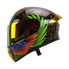 CASCO RODA PILOT ABAT. NE/VE. MICA ORO XL