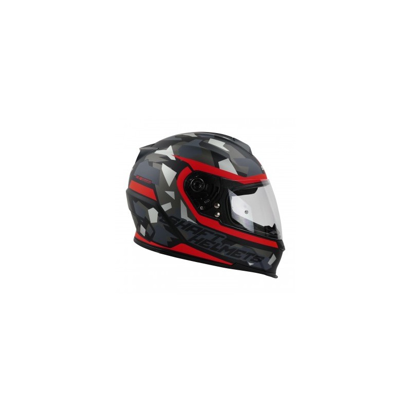 CASCO SHAFT SH502 NE/ROJO MATE XL