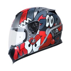CASCO SHAFT SH502 ROJO MATE LAZY L